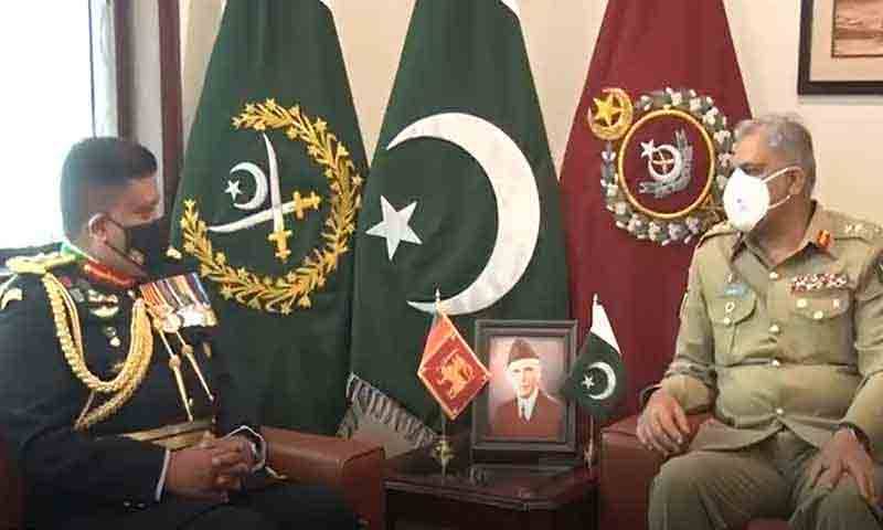  آرمی چیف سے سری لنکن فوج کے کمانڈر کی ملاقات، اہم امور پر تبادلہ خیال