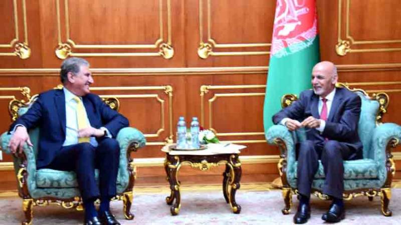 شاہ محمود قریشی کی افغان صدر سے ملاقات، اہم امور پر تبادلہ خیال