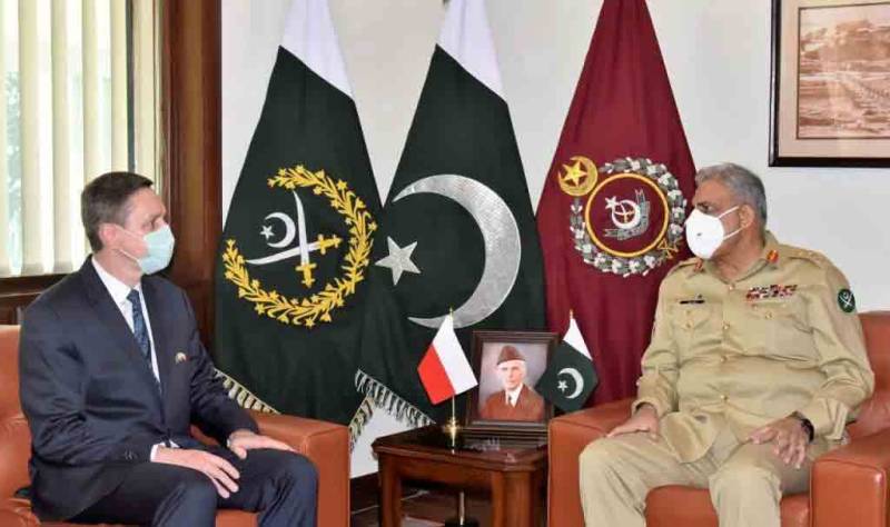 پاکستان پولینڈ کیساتھ تاریخی بنیادوں پر استوار تعلقات کو انتہائی اہمیت دیتا ہے، آرمی چیف