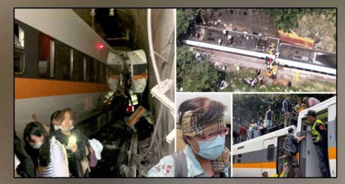 تائیوان میں ٹرین حادثہ، 43 مسافر ہلاک، درجنوں زخمی، ہسپتالوں میں ہنگامی حالت نافذ