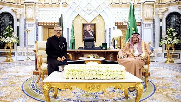 سعودی فرمانروا کا صدر عارف علوی کی جلد صحتیابی کیلئے نیک خواہشات کا اظہار