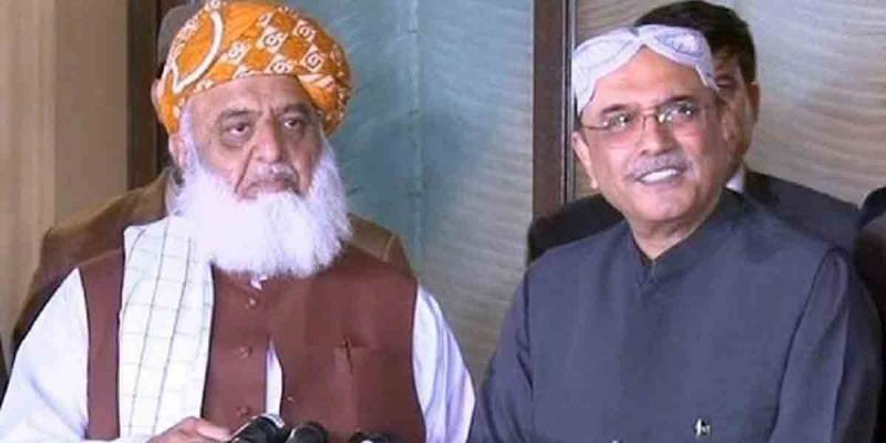  آصف زرداری کا مولانا فضل الرحمان سے رابطہ، اہم امور پر گفتگو