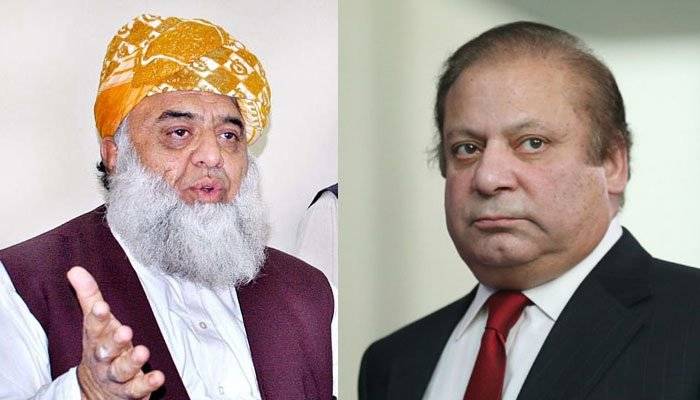 فضل الرحمن اور نواز شریف ٹیلی فونک رابطہ،پی ڈی ایم کو متحد رکھنے پر اتفاق
