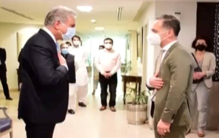 جرمنی کے وزیر خارجہ ہائیکوماس سرکاری دورے پر اسلام آباد پہنچ گئے 