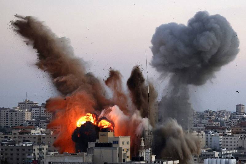 اسرائیلی بمباری سے شہید فلسطینوں کی تعداد 218 ہو گئی