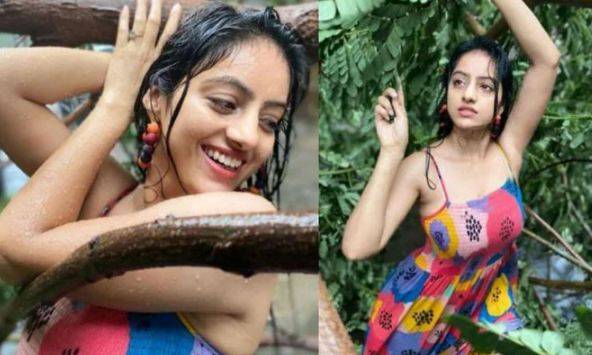 بھارتی اداکارہ دپیکا سنگھ نے طوفان میں گرنے والے درخت کے ساتھ فوٹو شوٹ کرالیا 