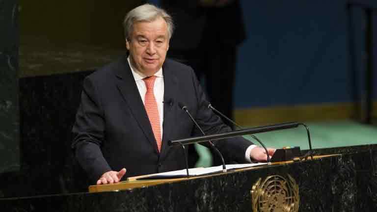 اقوام متحدہ کے سیکریٹری جنرل کا اسرائیل اور فلسطین کے درمیان جنگ بندی کا مطالبہ