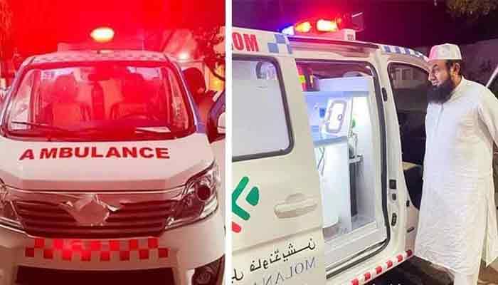 مولانا طارق جمیل نے ایمبولینس سروس کا آغاز کر دیا