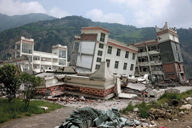 چین کے جنوبی مشرقی علاقے میں 7 اعشاریہ 4 شدت کا زلزلہ ریکارڈ کیا گیا ہے