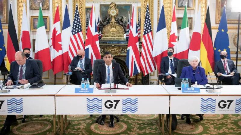 جی-7 ممالک گوگل اور ایمیزون سمیت بڑی کمپنیوں پر ٹیکس لگانے پر متفق