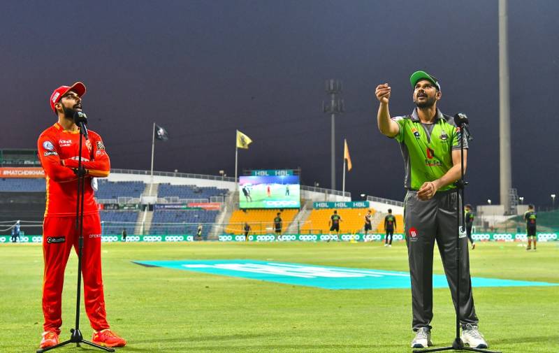 لاہور قلندرز کا اسلام آباد یونائیٹڈ کیخلاف ٹاس جیت کر فیلڈنگ کا فیصلہ