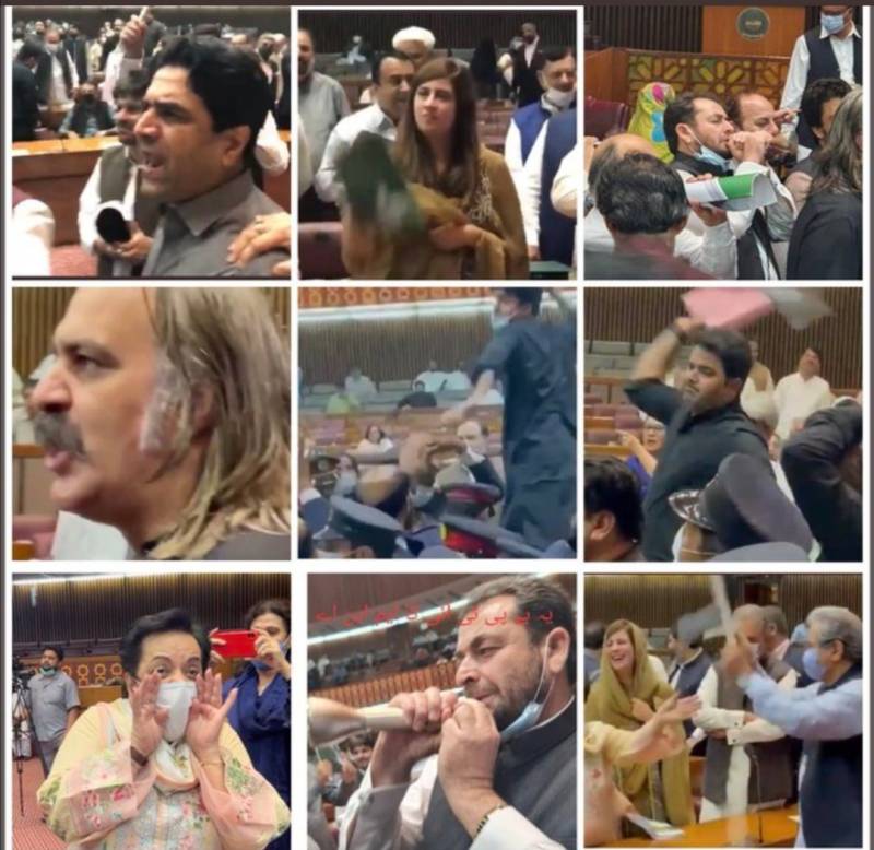 اسمبلی میں ہنگامہ آرائی میں ملوث 7 ارکان کے داخلے پر پابندی ختم