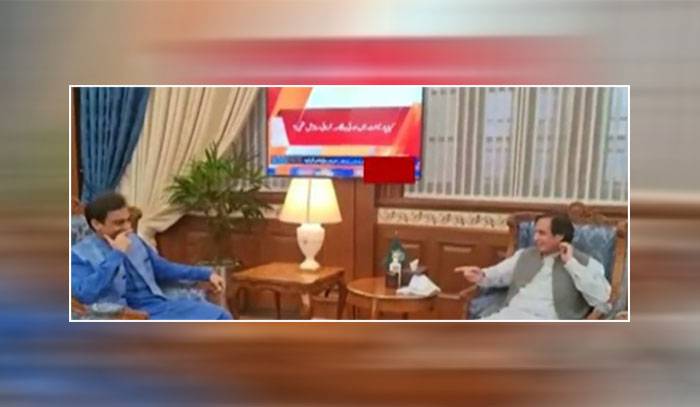 Ch pervaiz elahi and hamza shahbaz sharif meeting 