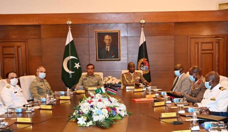 کینیا کے چیف آف ڈیفنس کا دورہ پاکستان، پاک فوج کی صلاحیتوں کی تعریف
