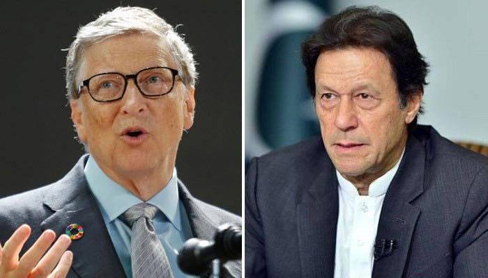 Bill Gates and Imran Khan,