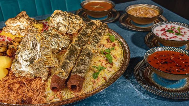 UAE's most expensive dishes,gold biryani,Bombay Borough,Royal Gold Biryani,Bombay Borough's Royal Gold Biryani