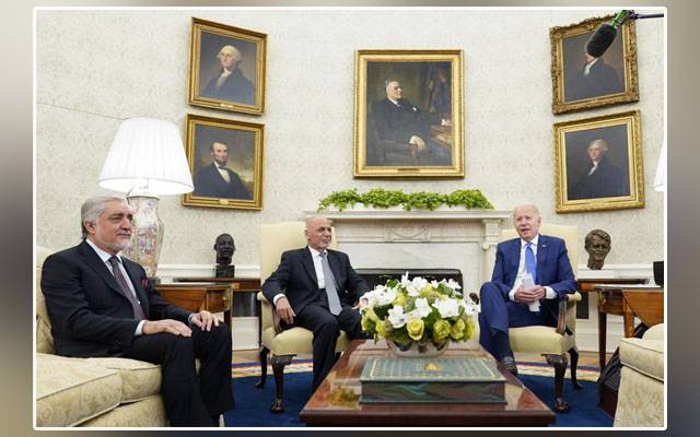 US President, Joe Biden, Ashraf Ghani, Chief Executive, Abdullah Abdullah
