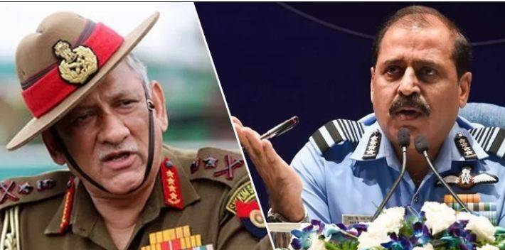 بھارتی ڈیفنس چیف اور ائیر چیف کے اختلافات سامنے آگئے 