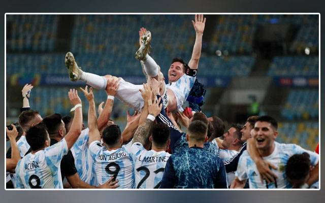 Copa America 2021 Final, Argentina, Brazil, Messi first senior, International trophy