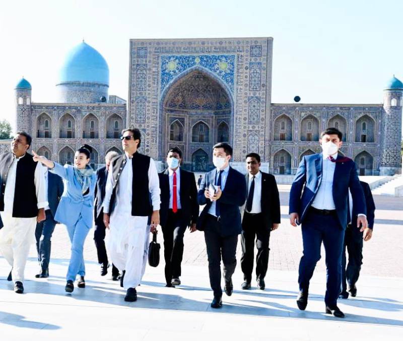 Prime Minister Imran Khan, photos, Samarqand, social media, Uzbekistan