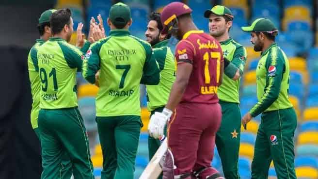 بارش کی وجہ سے پاکستان اور ویسٹ انڈیز کے درمیان پہلا ٹی ٹوئنٹی منسوخ