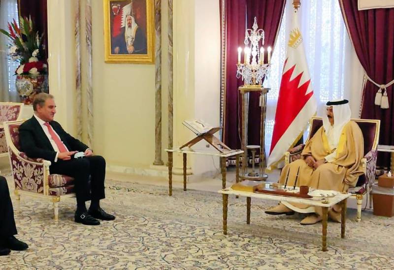 وزیر خارجہ شاہ محمود قریشی کی شاہ بحرین کو دورہ پاکستان کی دعوت