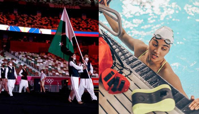 Pakistani athletes,Tokyo Olympics,Bisma Khan,Swimming 50 metre Freestyle women