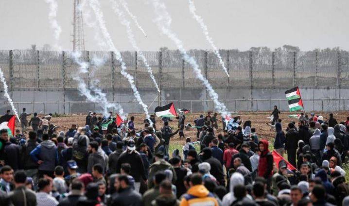 فلسطینی مظاہرین پر اسرائیلی فوج کی فائرنگ سے 250 زخمی 