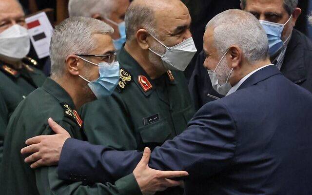 Hamas leader,Iranian commanders,Raisi 