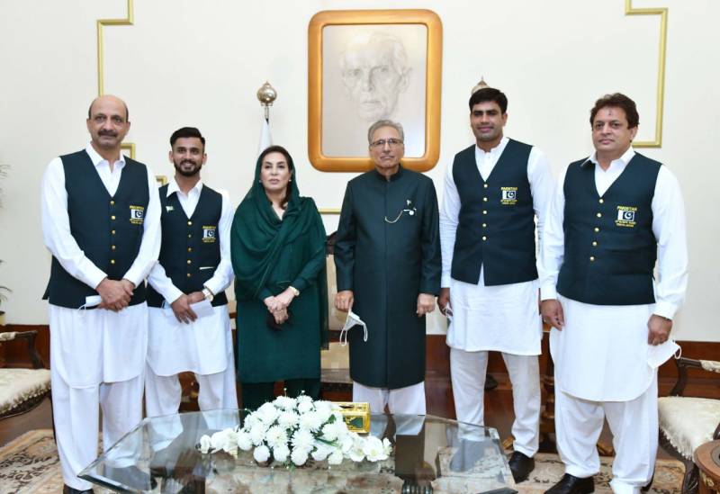 آپ پاکستان کا فخر ہیں: صدر مملکت سے ارشد ندیم کی ملاقات