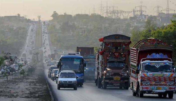 اسلام آباد میں تمام ہیوی گاڑیوں کے داخلے پر پابندی عائد 