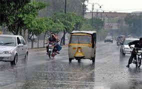 لاہور کے کئی علاقوں میں بارش , موسم خوشگوار 