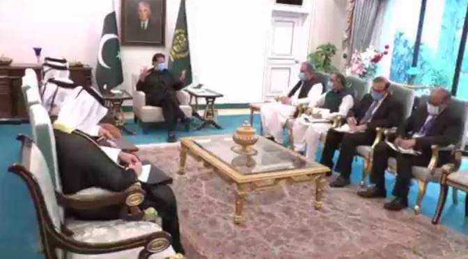 وزیراعظم سے قطر کے نائب وزیر اعظم کی ملاقات ،افغان صورتحال پر گفتگو
