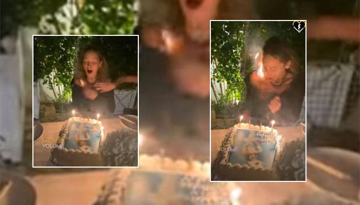 American actress, Nicole Richie\'s Hair Caught Fire, 40th Birthday Party