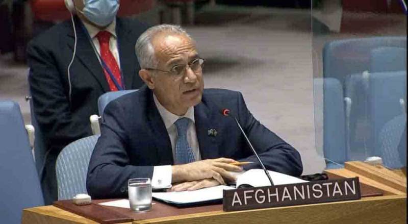  اقوام متحدہ جنرل اسمبلی اجلاس، افغانستان کی سابقہ حکومت کے نمائندے نے نام واپس لے لیا