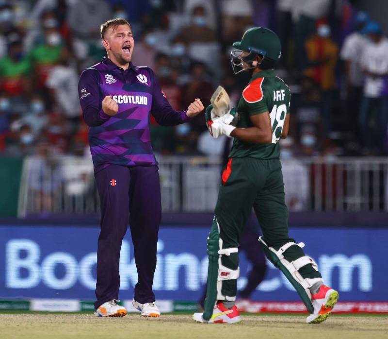 ورلڈ کپ کا بڑا اپ سیٹ، سکاٹ لینڈ نے بنگلہ دیش کو ہرادیا