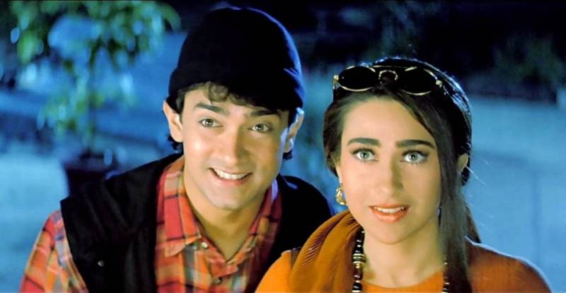 راجہ ہندوستانی فلم میں عامر خان کے ساتھ بوس وکنار کے سین میں کانپ کر رہ گئی تھی ، کرشمہ کپور