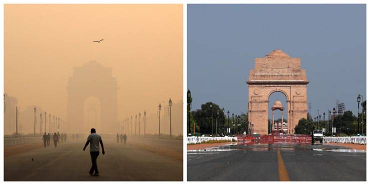 India Pollution,Nasa Exposed India