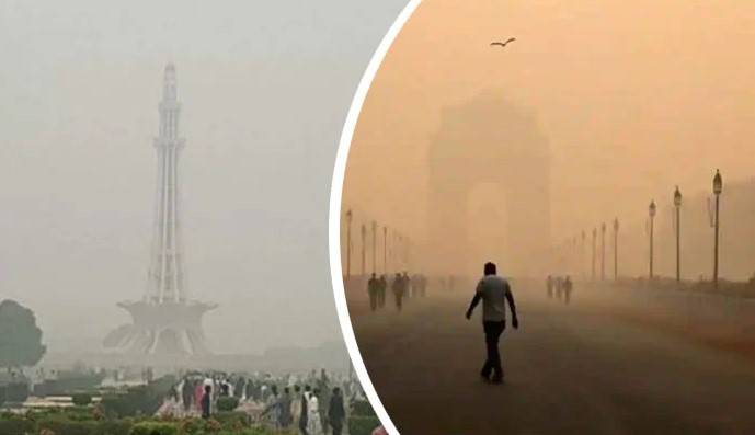 فضائی آلودگی اورسموگ سے متاثرملکوں کی فہرست میں پاکستان اور بھارت کے شہر سرفہرست آگئے 