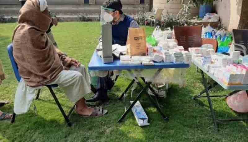  مستحق افراد کے لئے 70ویں فری میڈیکل کیمپ کا انعقاد