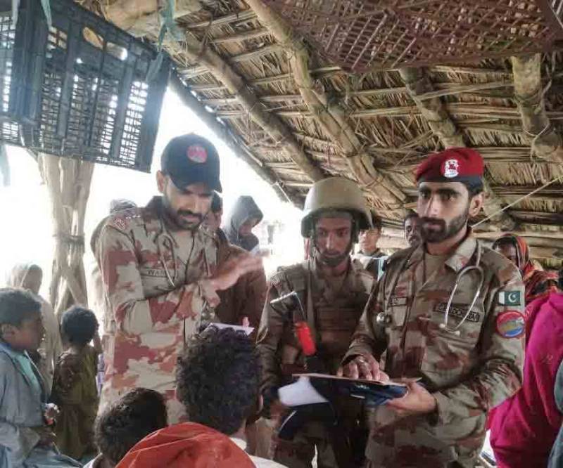 بلوچستان میں موسلا دھار بارش، پاک فوج کا امدادی کام جاری