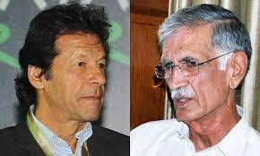پرویز خٹک کی وزیر اعظم عمران خان پر شدید تنقید