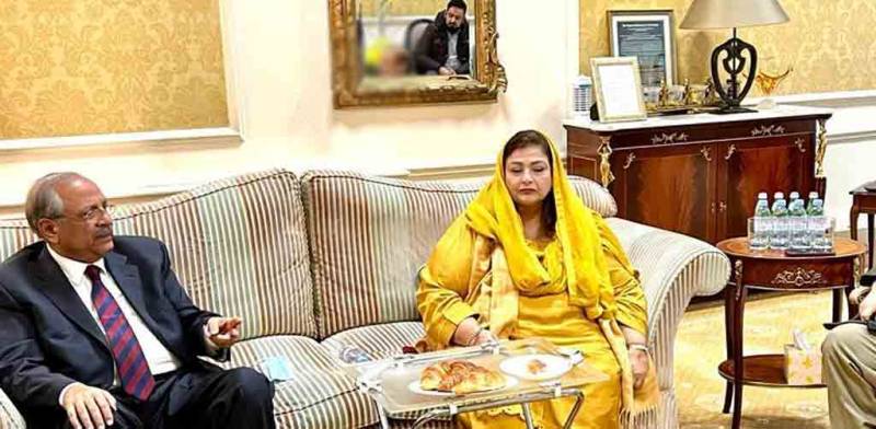 سابق ڈپٹی سپیکر قومی اسمبلی کی اہلیہ سمیت نواز شریف سے لندن میں ملاقات