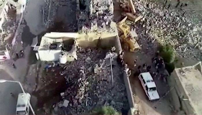 yemen jail, horrific air strike