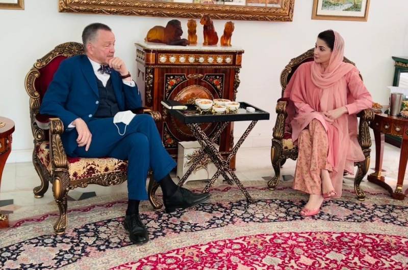 مریم نواز سے جرمن سفیر کی ملاقات 