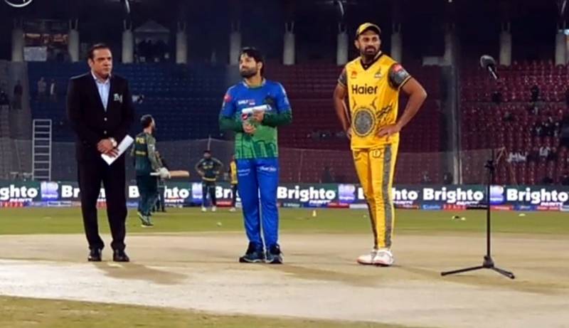 پشاور زلمی کا ملتان سلطانز کیخلاف ٹاس جیت کر فیلڈنگ کا فیصلہ
