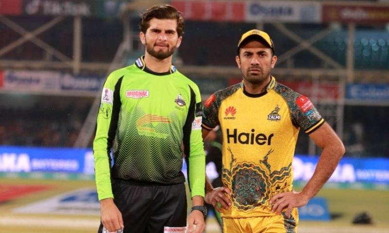 پشاور زلمی کا لاہور قلندرز کیخلاف ٹاس جیت کر بیٹنگ کا فیصلہ