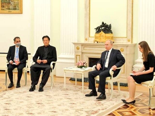 یوکرائن پر حملے کے بعد روسی صدر کی وزیراعظم عمران خان سے ملاقات 