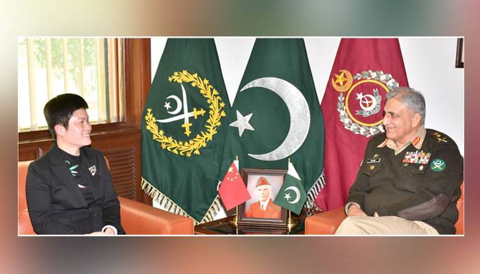 چینی ناظم الامور کی جی ایچ کیو میں آرمی چیف سے اہم ملاقات 