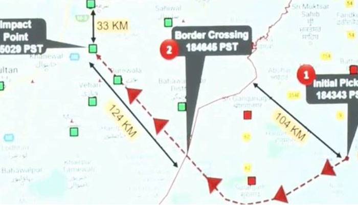 بھار ت نے اپنی غلطی تسلیم کر لی ،میزائل غلطی سے چلا 